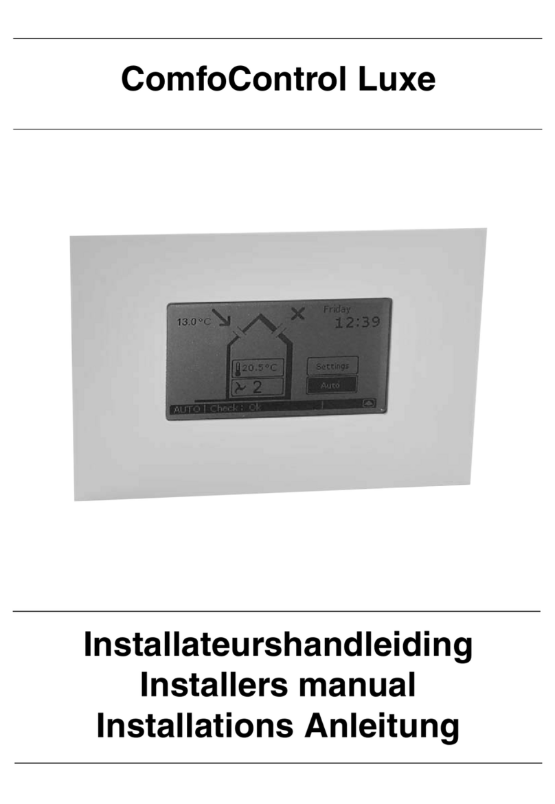 Zehnder Rittling ComfoControl Luxe User guide