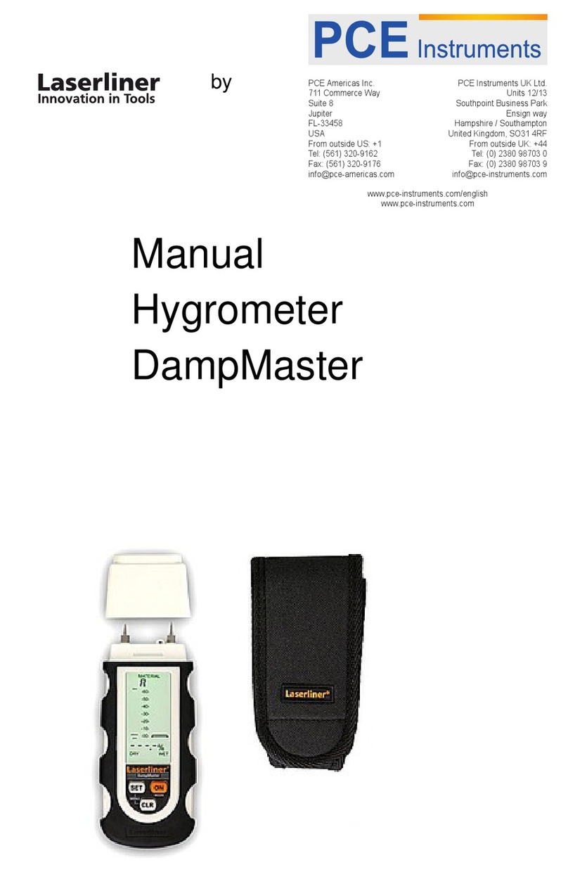 PCE Instruments Laserliner DampMaster manual