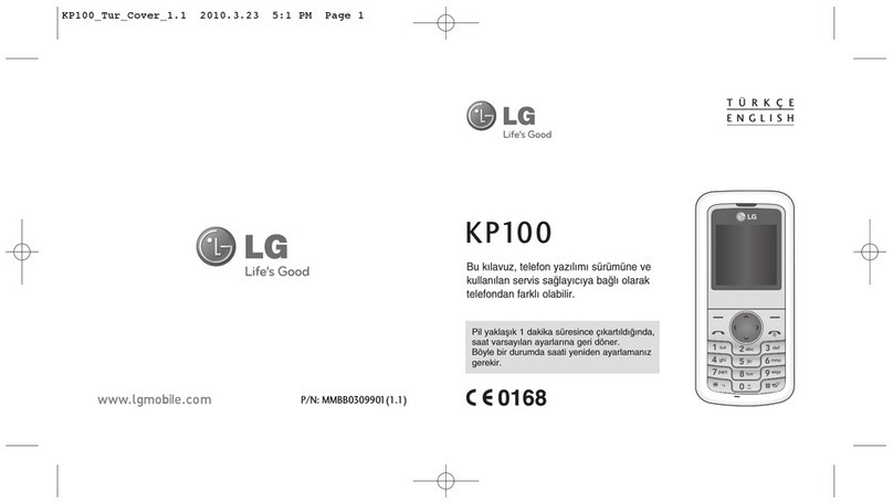 LG KP100 User manual