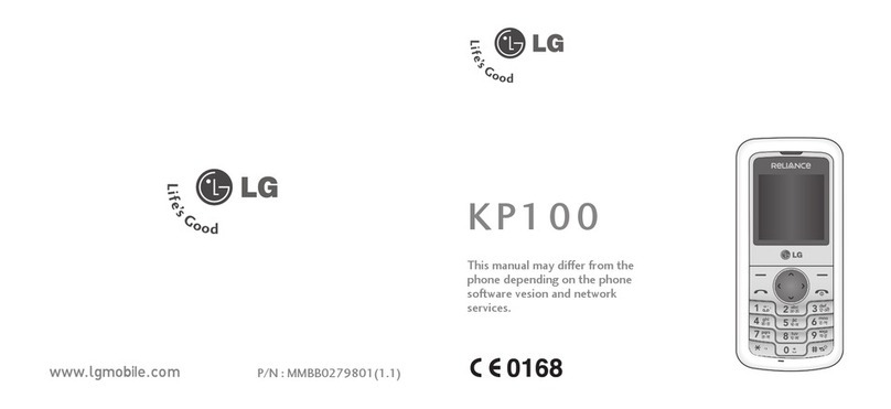 LG KP100 user guide