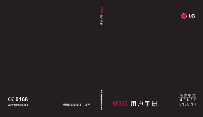 LG KF350 User manual