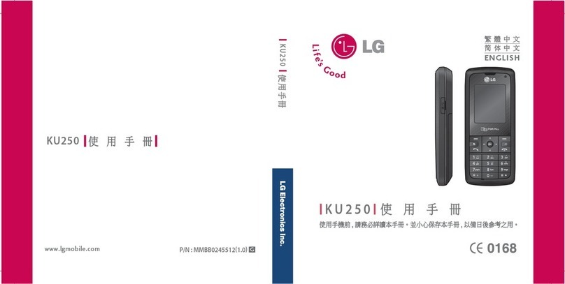 LG KU250 User manual