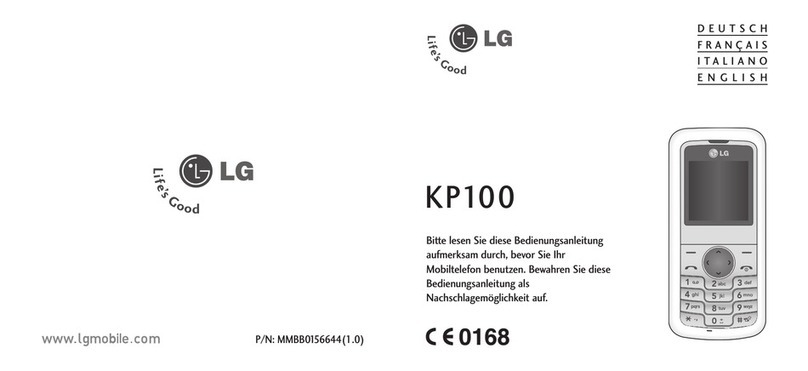 LG KP100 User manual