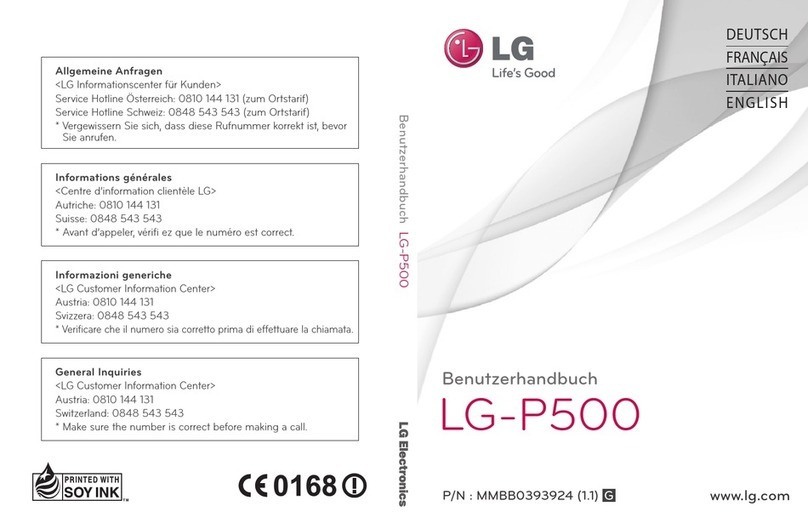 LG P500 user guide