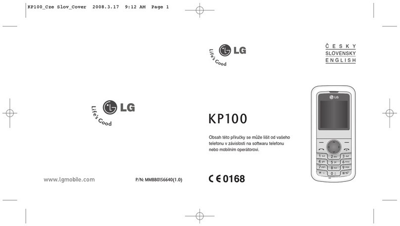 LG KP100 User manual