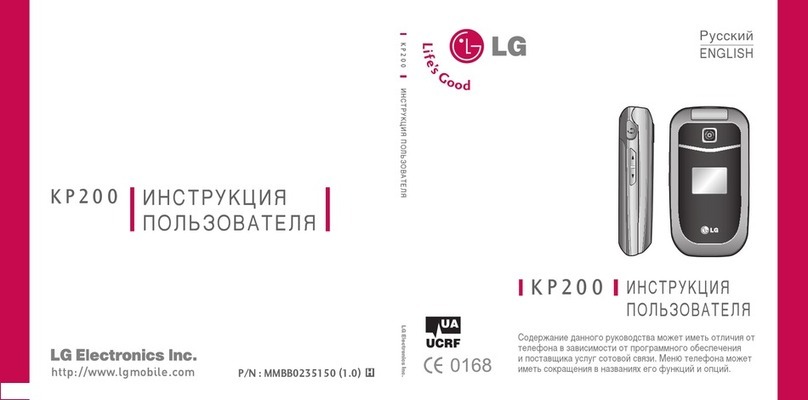 LG KP200 User manual