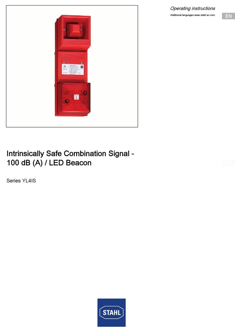 Stahl YL4IS Series operating instructions