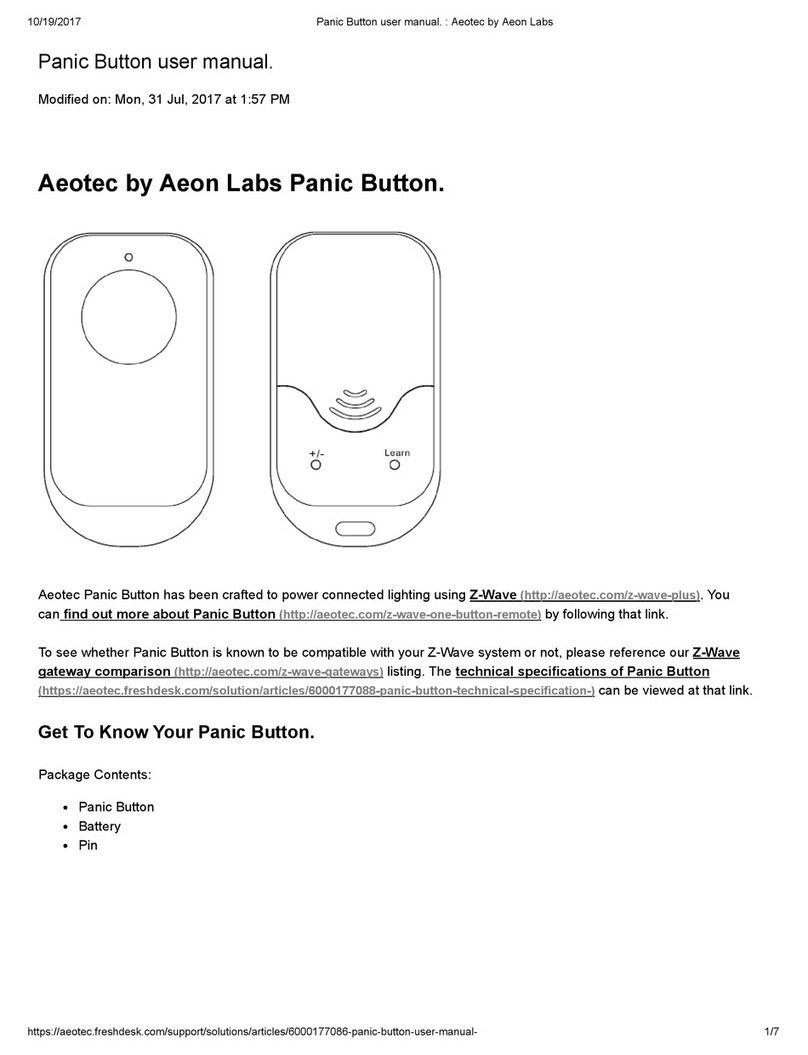 Aeon Labs Aeotec user manual