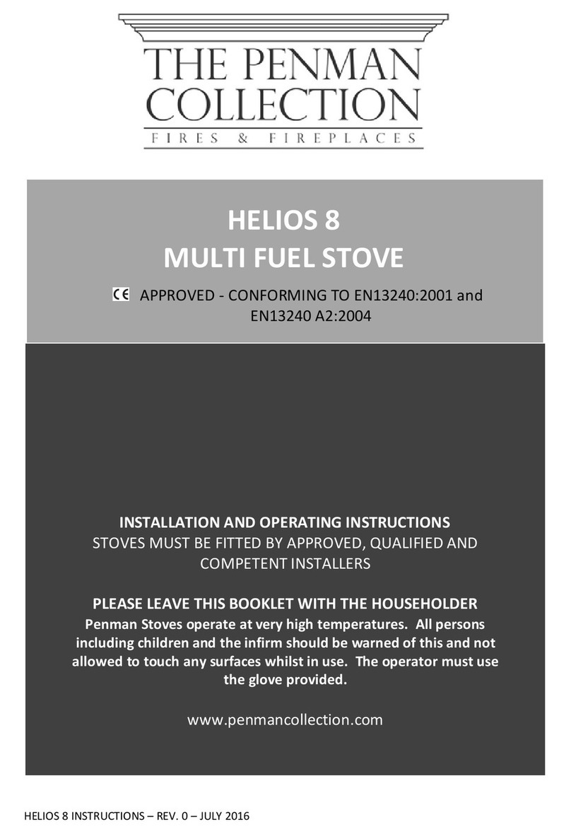 Penman Collection Helios 8 Installation and operating instructions