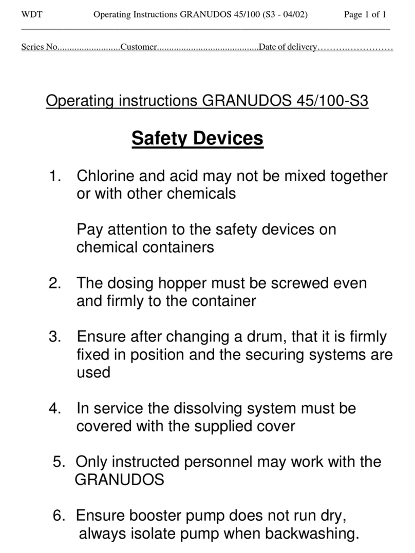 Granudos 45-S3 operating instructions