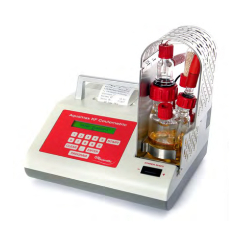 GR Scientific Aquamax KF user manual