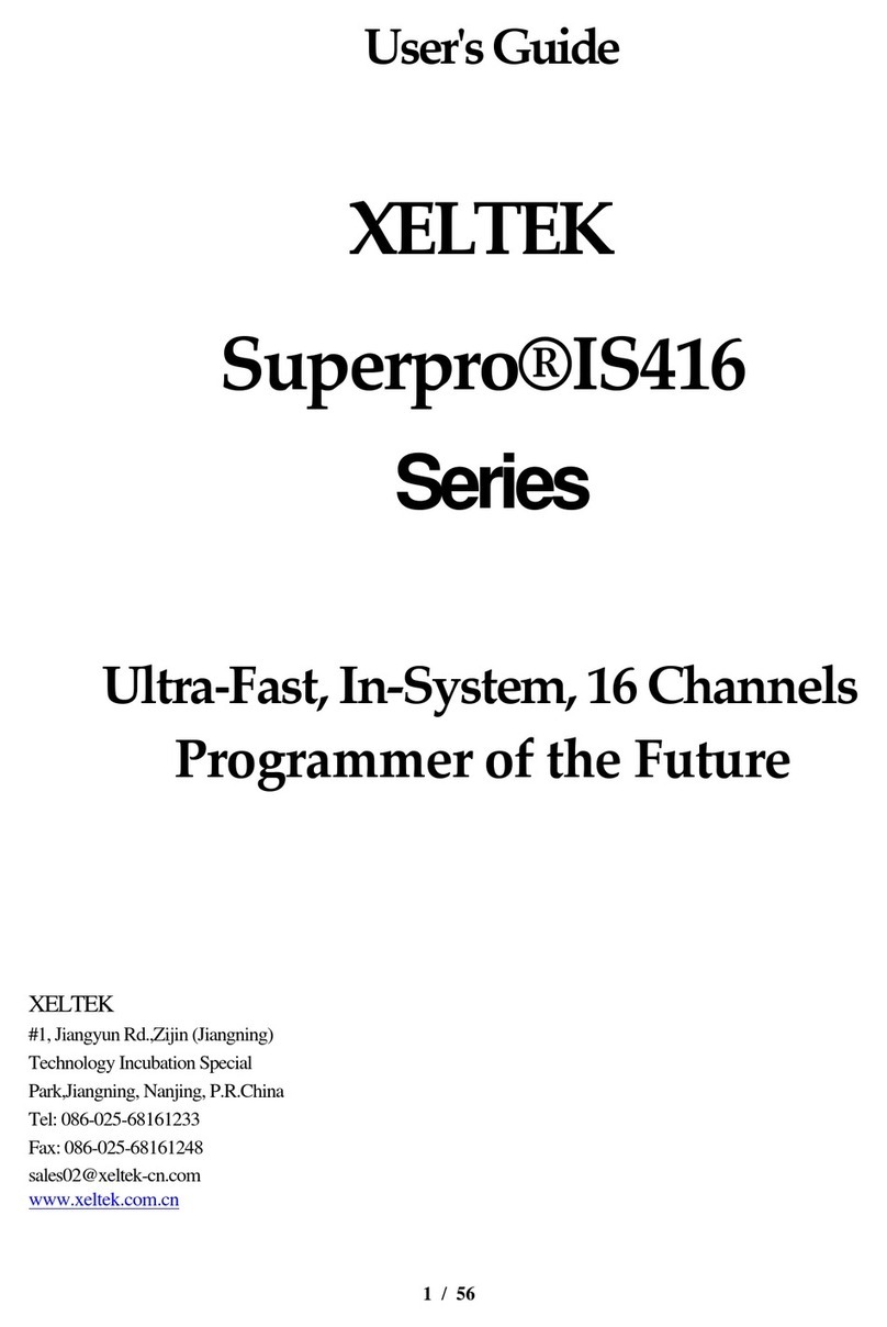 Xeltek Superpro IS416 Series user guide