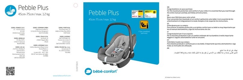 BEBE CONFORT Pebble Plus user manual