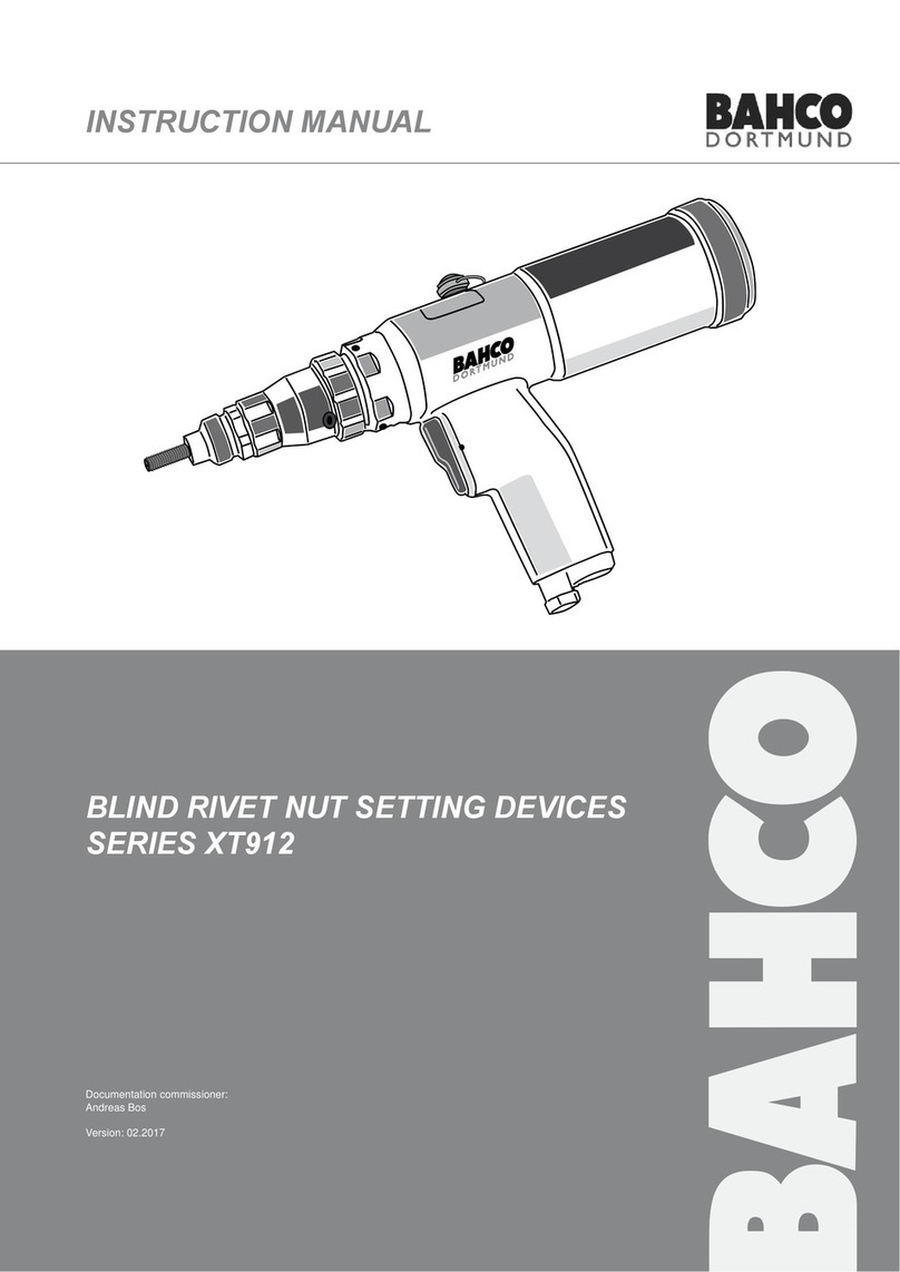 Bahco XT912 Series instruction manual