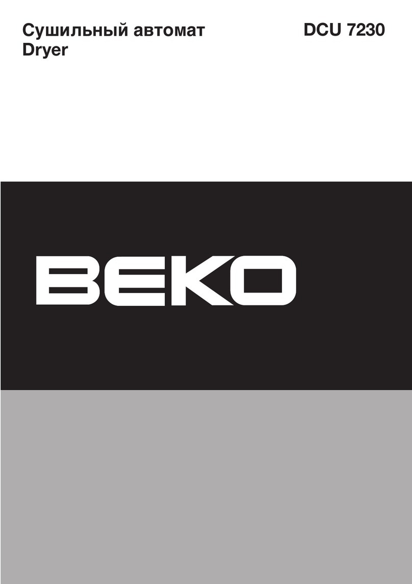 Beko DCU 7230 user manual