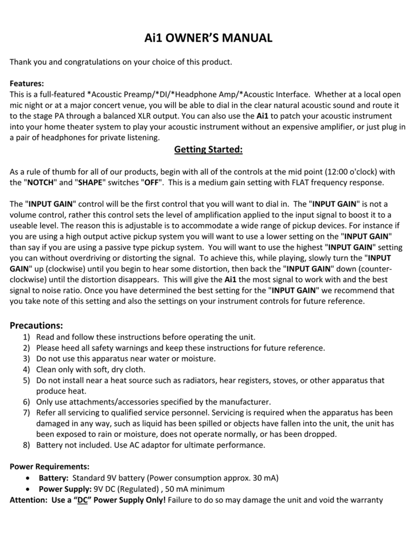 GMF Ai1 owner's manual