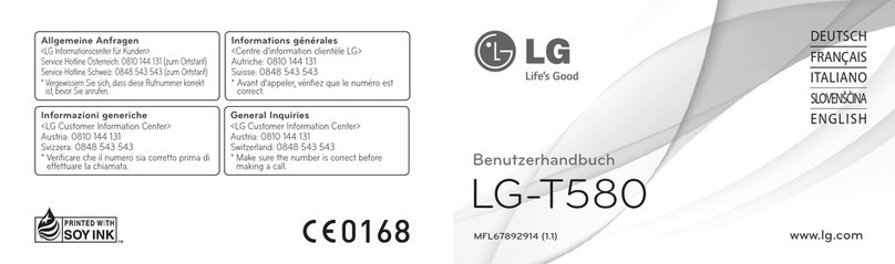 LG T580 User manual
