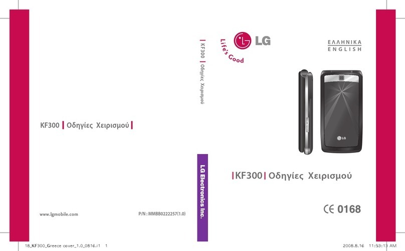 LG KF300 user guide