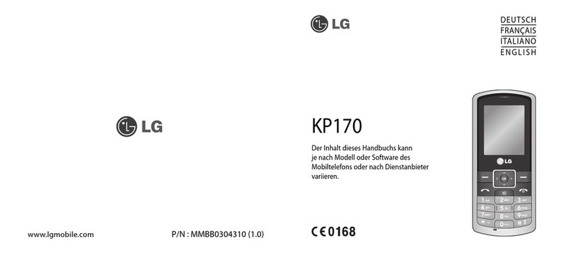 LG KP170 User manual