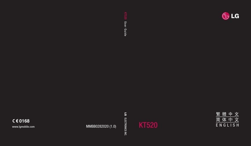 LG KT520 User manual