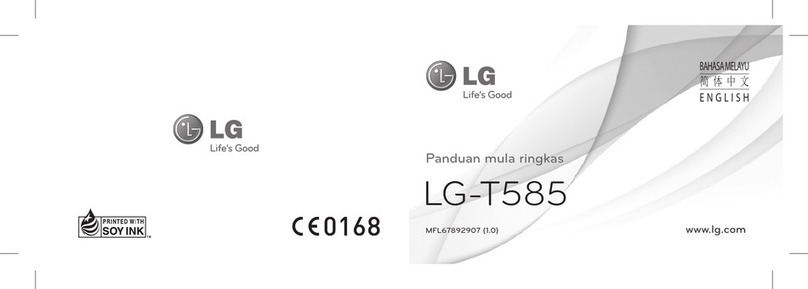 LG T585 User manual