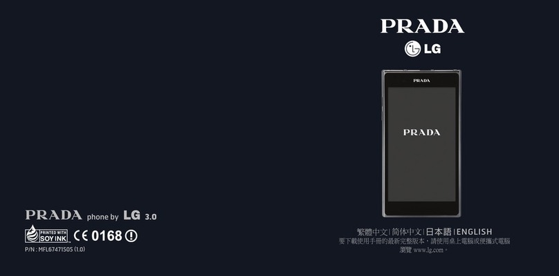 LG P940 Prada User manual
