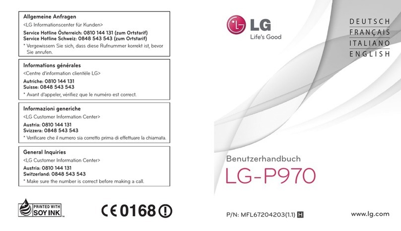 LG P970 User manual