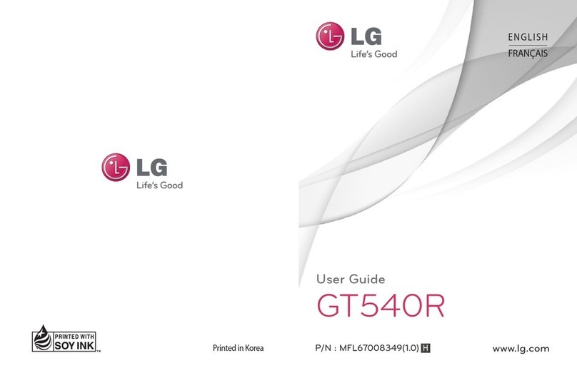 LG GT540R user guide