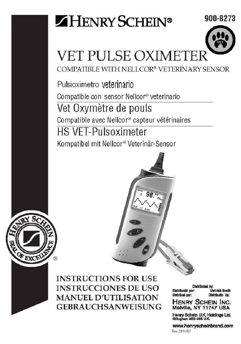 Henry Schein HS-Vet Instructions for use Henry Schein HS-Vet Instructions for use