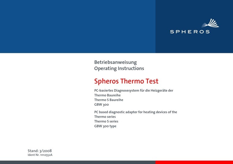 Spheros Thermo Test operating instructions