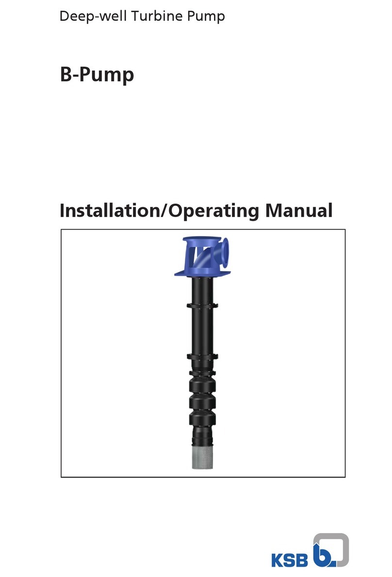KSB B Series Installation and operating manual