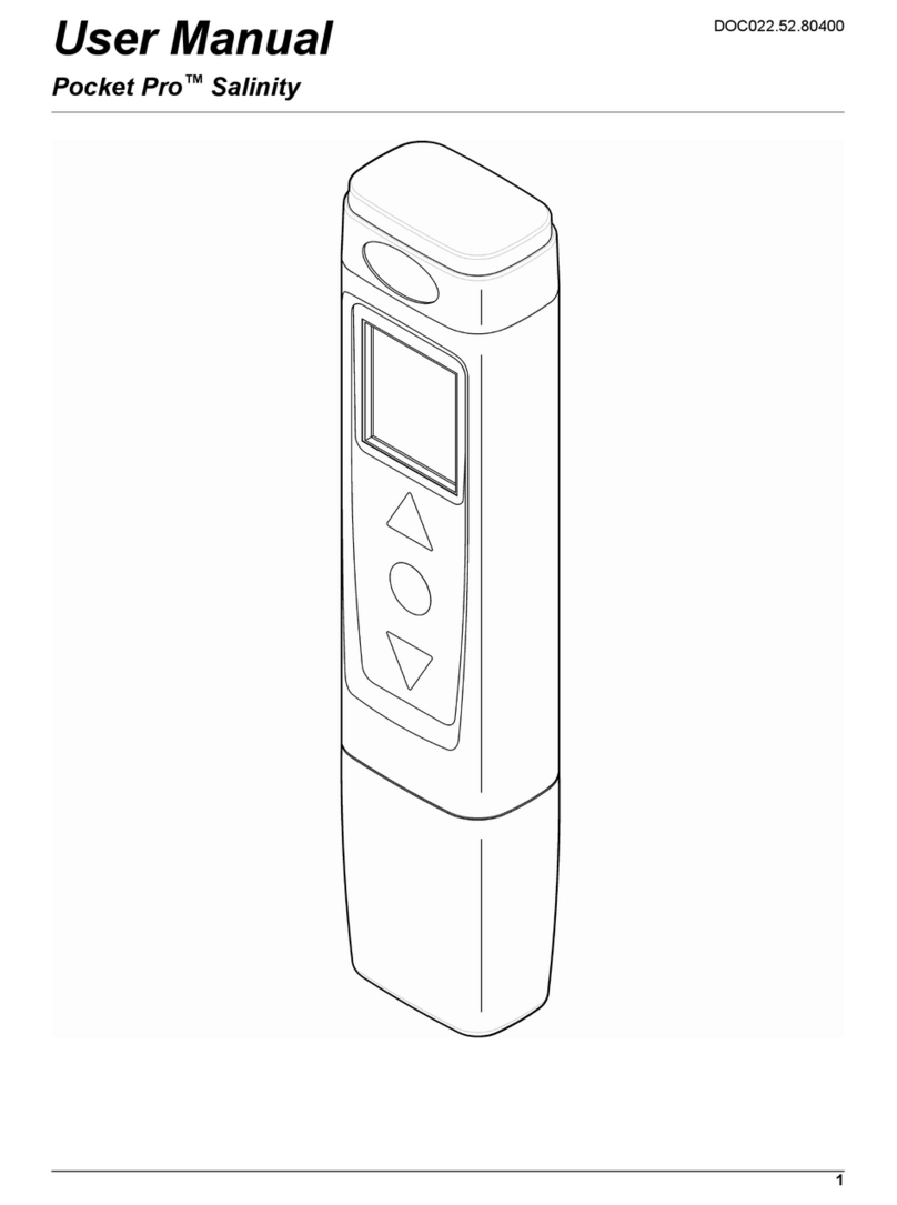 Hach Pocket Pro Salinity User manual