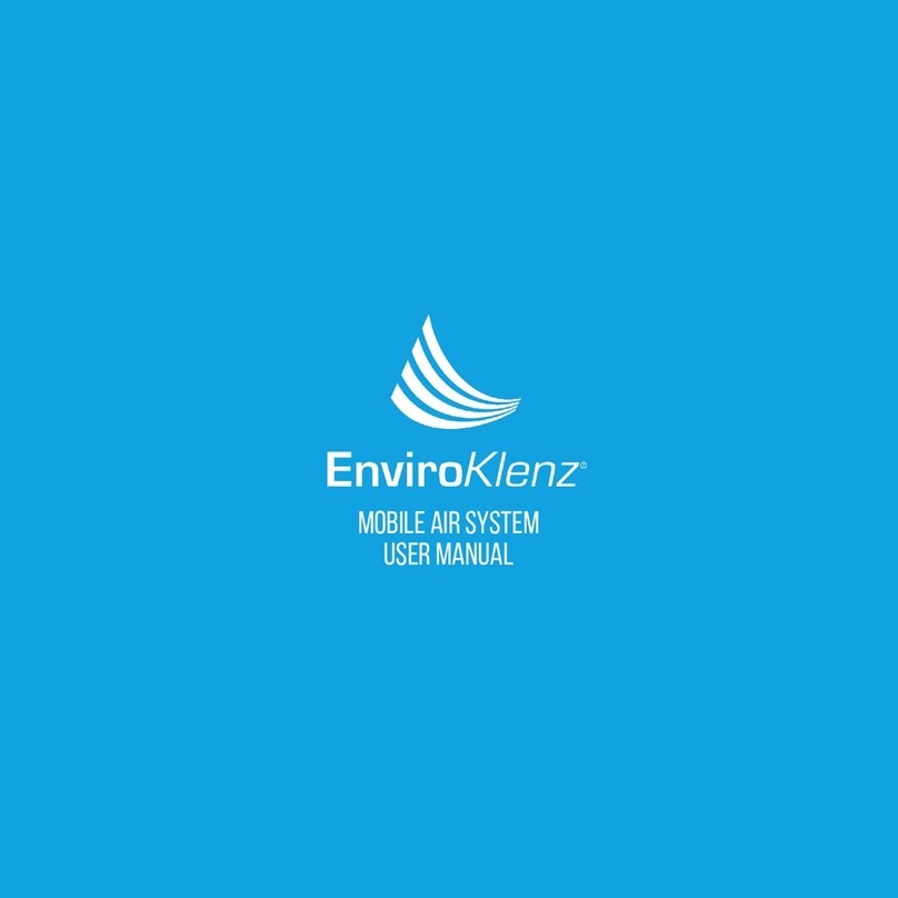 EnviroKlenz Mobile air system user manual