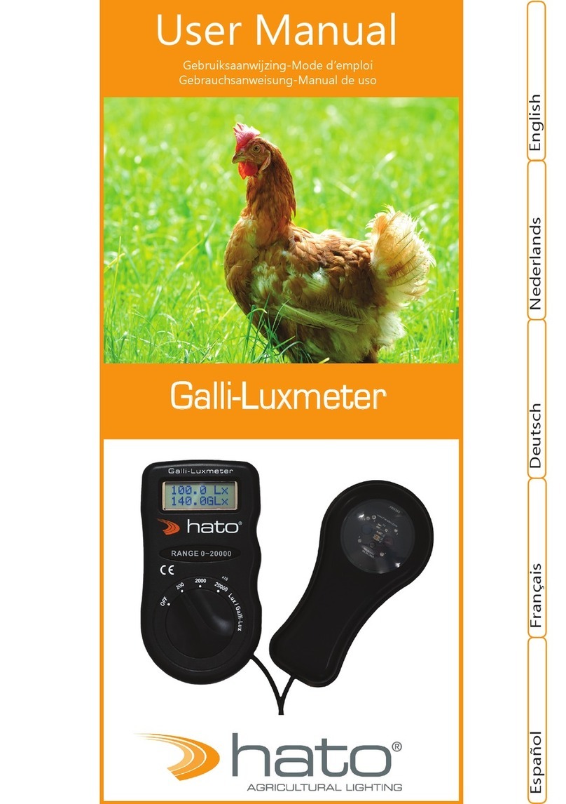 HATO Galli-Luxmeter user manual