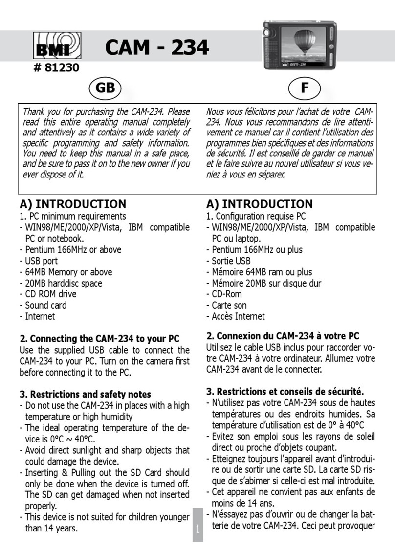 BMI CAM-234 manual