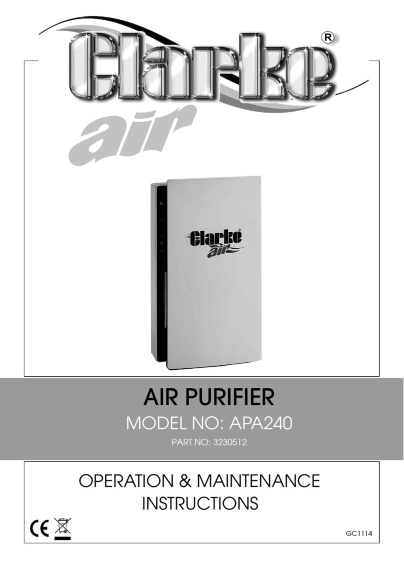 Clarke APA240 Operation & maintenance instructions