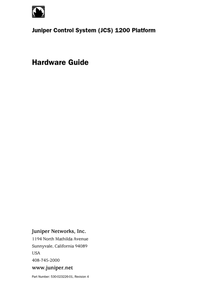 Juniper JCS 1200 Hardware guide