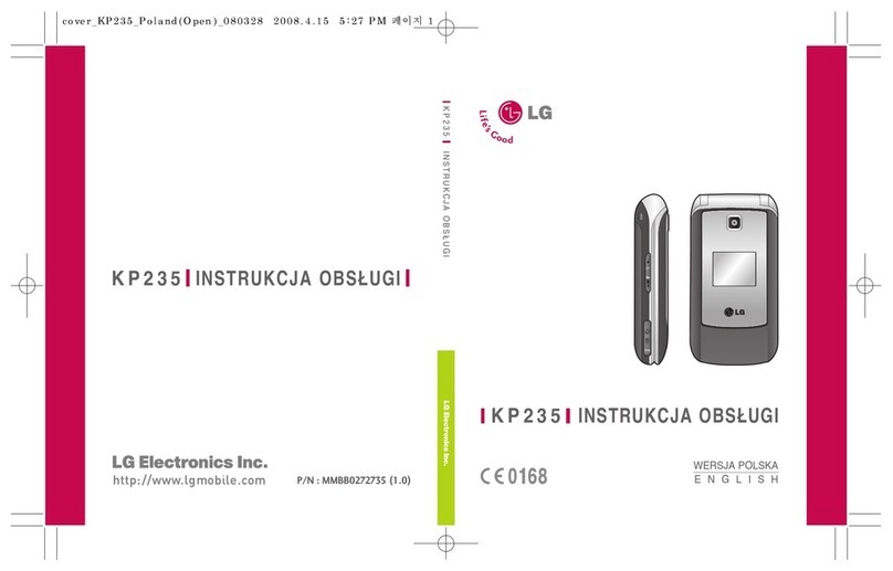 LG KP235 User manual