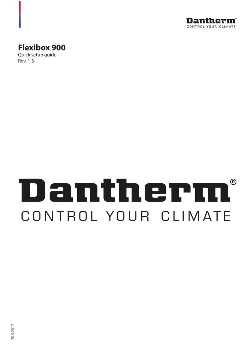Dantherm Flexibox 900 User manual