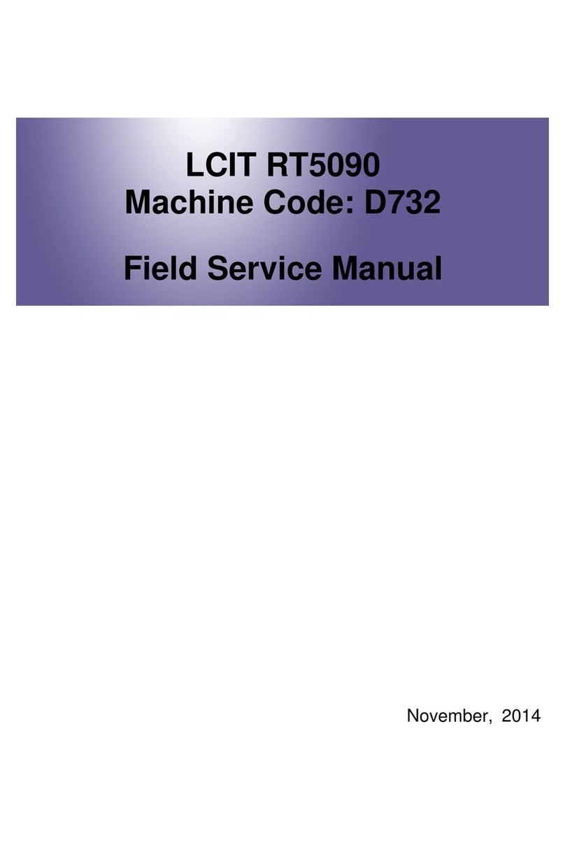 Ricoh LCIT RT5090 Field service manual