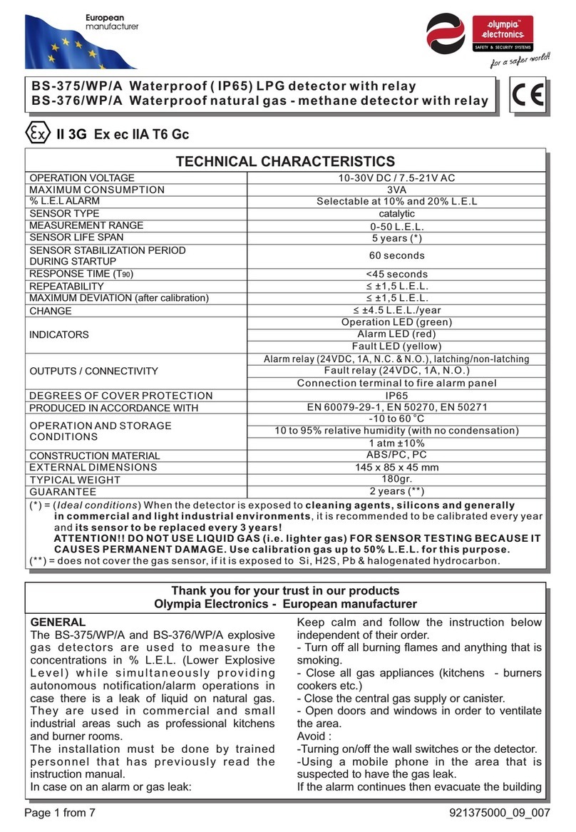 olympia electronics BS-375/WP/A manual