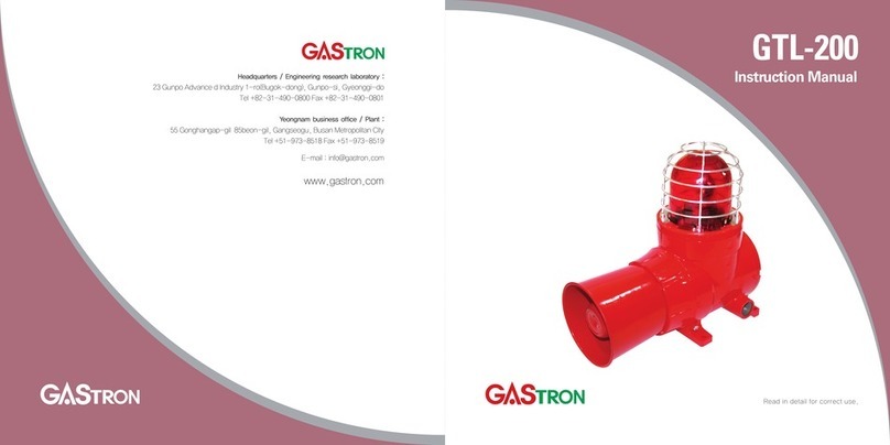 GASTRON GTL-200 instruction manual