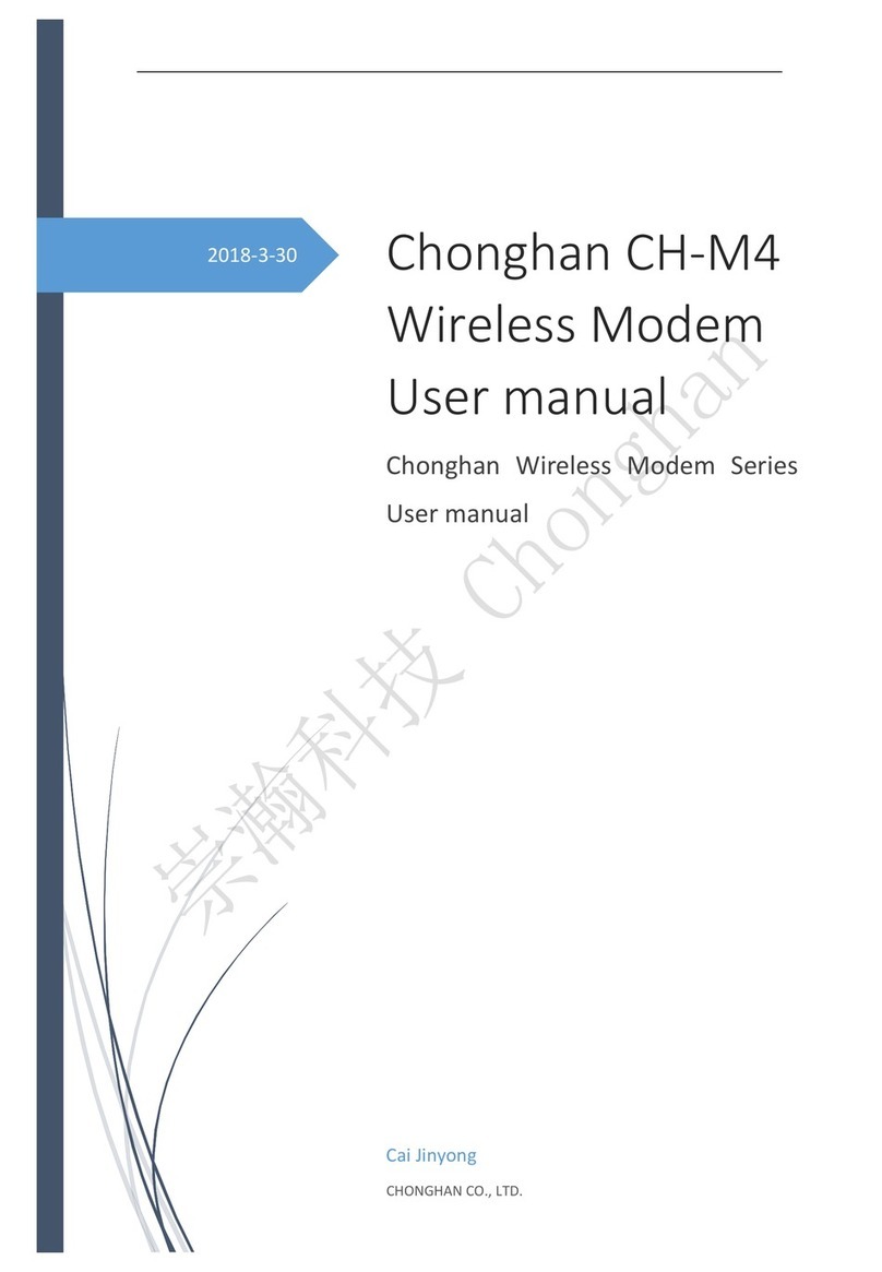 Chonghan CH-M3G2M6 user manual
