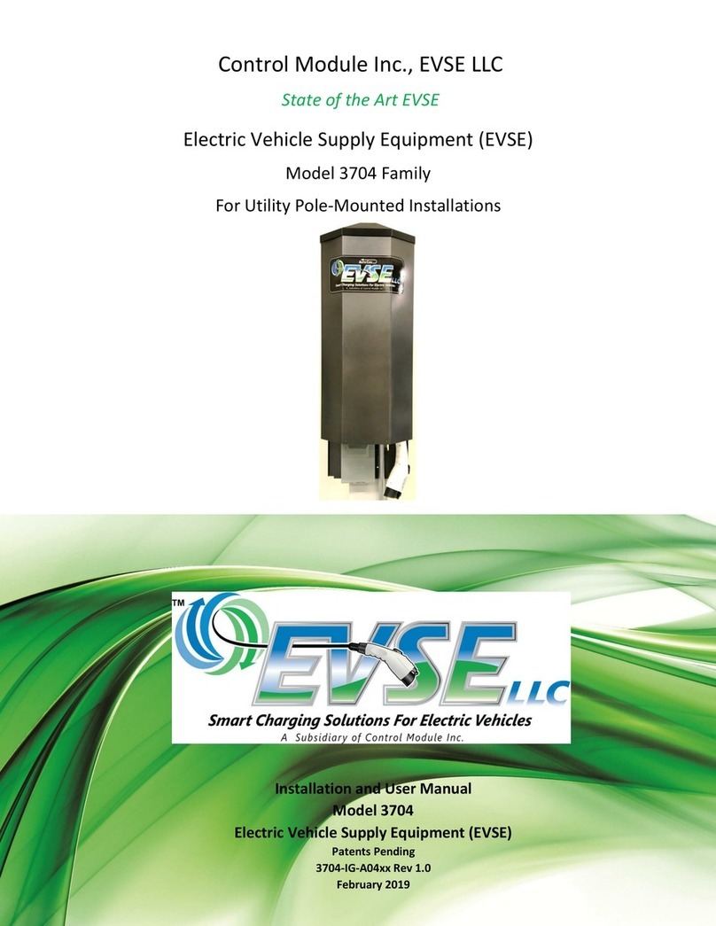 Control Module EVSE 3704 Series Installation and user manual