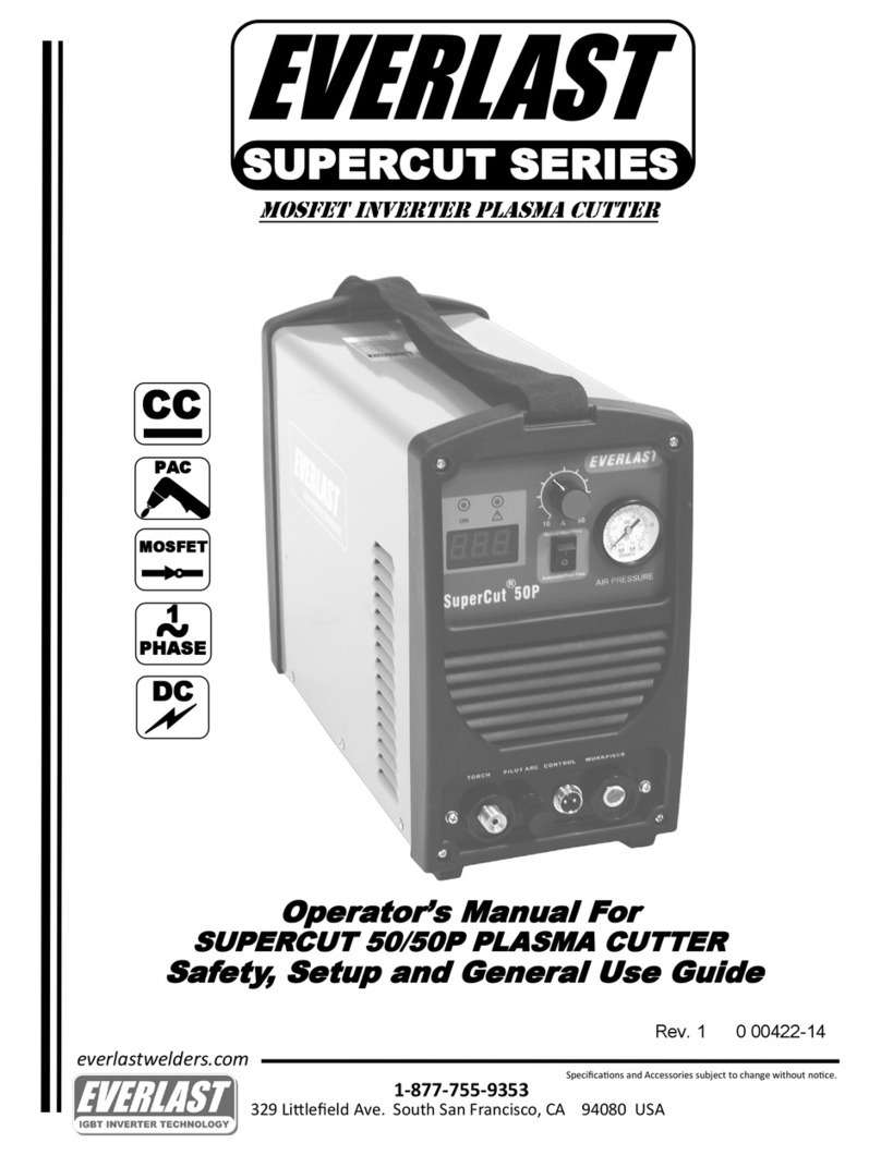 Everlast Supercut Series User manual
