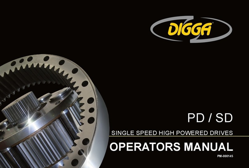 Digga PD Series Operator's manual