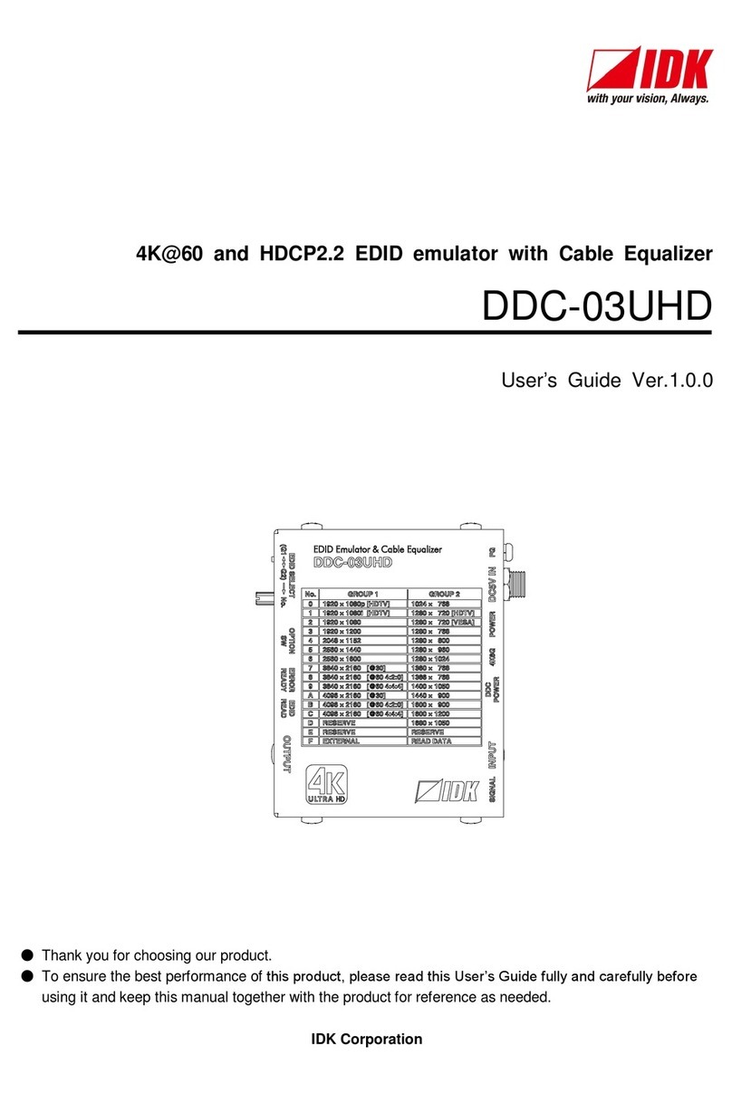 IDK DDC-03UHD user guide