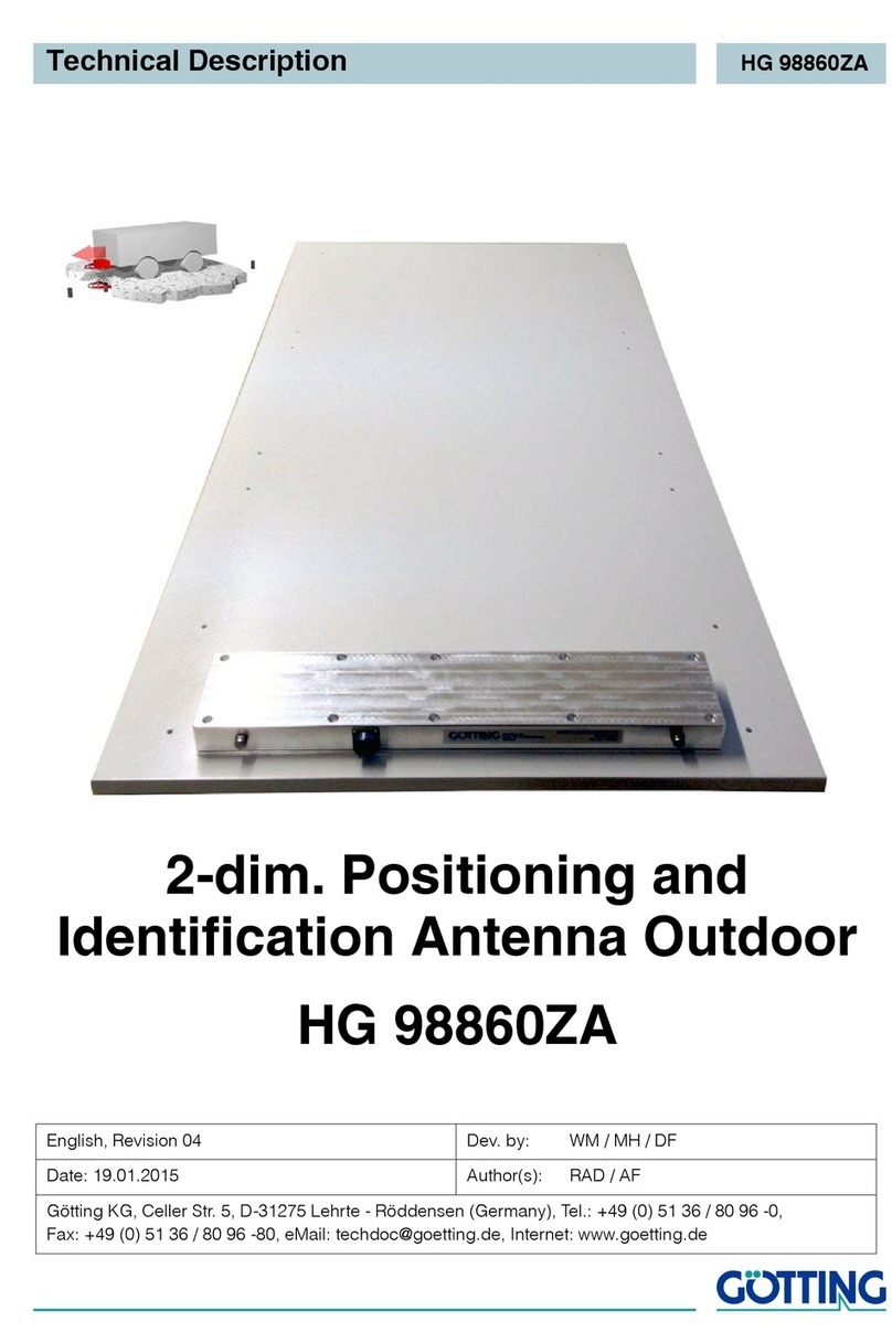 Gotting HG 98860ZA Parts list manual