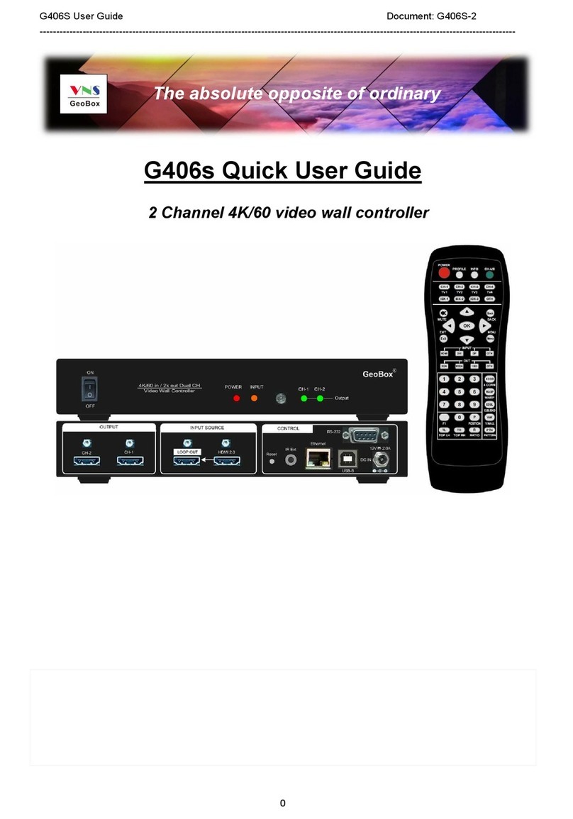 GeoBox G406s Instruction manual