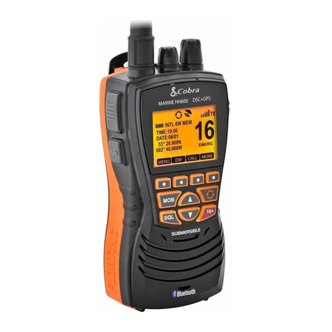 Cobra Marine MR HH600 FLT GPS BT E User manual